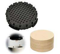 Filter Cap Replacement & 100 Pcs Coffee Filter Paper Compatible with Aeropress Coffee and Espresso Maker