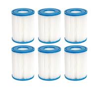 Filter Cartridge ，Compatible for Bestway， Swimming Pool, Replacement Hot Tubs Filter Compatible with Z SPA Filter Pump(6pcs)