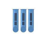 Filter cartridges for filter bottle SOLID & SOFT replacement filter for drinking bottle blue 90 day supply - pack of 3