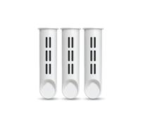 Filter Cartridges for PearlCo Filter Bottle Solid & Soft Replacement Filters (3, White)