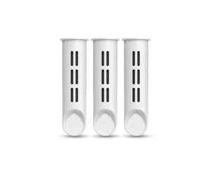 Filter Cartridges for PearlCo Filter Bottle Solid & Soft Replacement Filters (3, White)