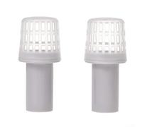 Filter Chamber for Intex 300/800 Gal Clear Cartridge Filter Pump, 2-Pack, Plastic Construction for Above-Ground Pools