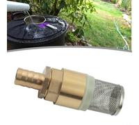Filter Check Valves, Non-return Valve Suction Strainer Foot Valve Hose Connection for Agricultural Irrigation Garden (1inch valves +DIA 25mm)