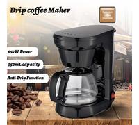 Filter Coffee Maker Machine Instant Anti-Drip 6 Cups 750ml Jug Geepas