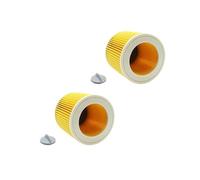 Filter,Compatible For Karcher,Cartridge WD2250 WD3.200 MV2 MV3 WD3 Karcher Filter Parts Air Dust Filters Vacuum Cleaners(2pcs)