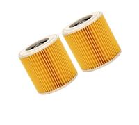 Filter ，Compatible for Karcher， WD WD2 WD3 WD1 MV3 MV2 Vacuum Cleaners Parts WD2250 WD3.200 WD3.300 A2004 A2054 A2204 A2656 Accessories(2pcs)