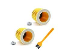 Filter, Compatible For Karcher WD2250 WD3.200 MV2 | Fine Dust Trapping, Wet Dry Vac, Spare Filter Cartridge(2pcs)