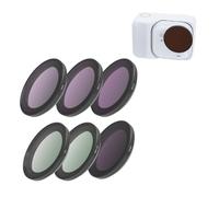 Filter Compatible with Insta360 Go Ultra, Snap-on Lens Filter, High Light Transmittance, for Outdoor Sports and Vlogging (6 Pcs UV CPL ND8/16/32/64)