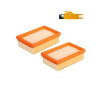 Filter Components Spare Parts, Compatible for KARCHER, MV4 MV5 MV6 WD4 WD5 WD6 Wet Dry Vacuum Cleaner Filter Accessories Replacement(3pcs)