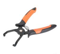 Filter Connector Disconnect Pliers, 40° & 85° Angled Spring-Loaded Tool for Fuel Line & Plastic Fastener Removal, Heat-Treated Carbon Steel with Soft Grip(40°)