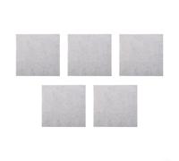 Filter Cotton for Vacuum Cleaner, 150 x 150 x 4 mm, 5-Pack Replacement Filter Cartridge Compatible with Home Vacuum Cleaners, Washable and Reusable Fiber Filter