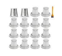 Filter Cover，Compatible For Xiaomi，Compatible For Mijia，Handy Vacuum Cleaner SSXCQ01XY H13 Home Car Mini Vacuum Spare Part Accessories(17PCS)
