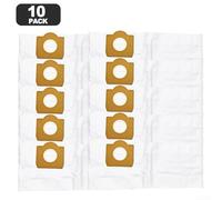 Filter Dust Bags for Karcher WD3, 5/10 Pack Replacement Vacuum Bags 6.959-130 Fleece Filter Bags for MV3 High Filtration Dust Bags Dust- Disposal for Home Use(10 PACK)