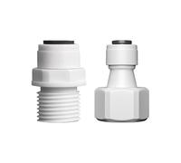 Filter Fittings, Water Purifier Water Filter Quick Couplings, Male/Female Direct Ends, Water Dispenser in-line Hose Fittings