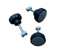 Filter Foams Lid Fasteners Compatible with Fluval FX2/FX4/FX6 Filters, 3-Pack Grey & Black
