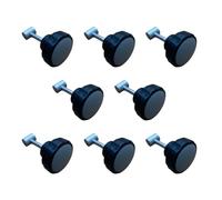 Filter Foams Lid Fasteners Compatible with Fluval FX2/FX4/FX6 Filters, 8-Pack Grey & Black