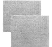 Filter for Ariston Cooker Hood Filter Mesh Grease Extractor Vent Fan Metal 57 x 47cm (Pack of 2)