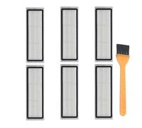 Filter for Dreame D9 Robot Vacuum Cleaner Spare Parts Pack Kits Side Roller HEPA Filter Main brush Mop Cloths Dry Wet Mopping Commendable (Size : 6PCS filter)
