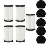 Filter For MooSoo D600 D601 Cecotec Thunderbrush 520 560 Corded Vacuum Cleaner Filter HEPA Element (Color : 5PCS) (Color : 5pcs)