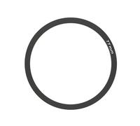 Filter Holder Adapter Ring 49/52/55/58/62/67/72/77/82 mm Compatible with Cokin P Series Black for Universal Cameras (77 mm)