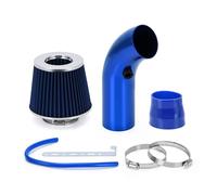 Filter Intake Hose Universal 3" 76mm Air Filter & Cold Air Intake Pipe Turbo Induction Pipe Tube Kit With Air Filter Cone VR-AIT28+IMK14(Blue B)