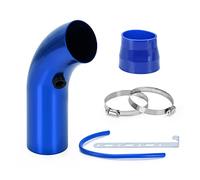 Filter Intake Hose Universal 3" 76mm Air Filter & Cold Air Intake Pipe Turbo Induction Pipe Tube Kit With Air Filter Cone VR-AIT28+IMK14(BluePIPE)