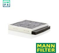 MANN-FILTER CUK 2855 Interior Filter - Pollen filter with active charcoal For passenger cars - For left hand side driving passenger cars