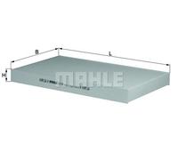 FILTER INTERIOR AIR FITS: AUDI 500 C4 SALOON 2.4 D/2.5 TDI/2.0/2.0 E/2.3 E/2.