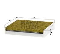 Cabin filter Activated Carbon Filter with polyphenol FP 24 026 MANN-FILTER