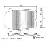 FILTER INTERIOR AIR FITS: TOYOTA PRIUS 1.8 HYBRID .TOYOTA C-HR 1.8 HYBRID /1.