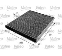 FILTER INTERIOR AIR FITS: VOLVO C30 D2/D3/D4/1.6/1.8/2.0/2.4 I/T5/1.6 D/2.0 D