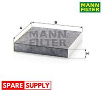 FILTER, INTERIOR AIR FOR ABARTH CHRYSLER FIAT MANN-FILTER CUK 20 006
