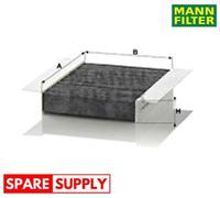 FILTER, INTERIOR AIR FOR ALFA ROMEO 147 156 GT MANN-FILTER CUK 1820-2