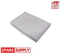 FILTER, INTERIOR AIR FOR ALFA ROMEO FIAT JEEP FEBI BILSTEIN 100381
