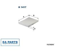 Filter, interior air for ALFA ROMEO GIULIA STELVIO FILTRON K 1417