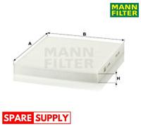 FILTER, INTERIOR AIR FOR ALFA ROMEO MANN-FILTER CU 23 009