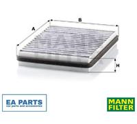 MANN-FILTER CUK 22 014 Cabin Air Filter - Pollen Filter with Activated Carbon - for Cars + Transporters