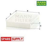 FILTER, INTERIOR AIR FOR ALPINA BMW MANN-FILTER CU 25 001