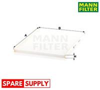FILTER, INTERIOR AIR FOR ASTON MARTIN CYGNET MANN-FILTER CU 28 004
