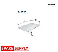FILTER, INTERIOR AIR FOR AUDI 100 C4 AVANT A6 FILTRON K 1036