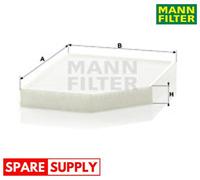 FILTER, INTERIOR AIR FOR AUDI PORSCHE MANN-FILTER CU 2450