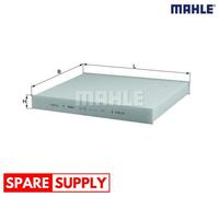 FILTER, INTERIOR AIR FOR AUDI PORSCHE VW MAHLE LA 182