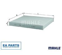 Filter, interior air for AUDI PORSCHE VW MAHLE LA 182