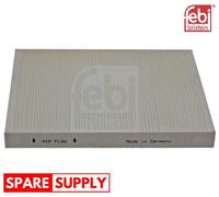FILTER, INTERIOR AIR FOR AUDI SEAT FEBI BILSTEIN 19726