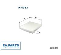 Filter, interior air for AUDI SEAT SKODA FILTRON K 1313
