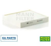 Filter, interior air for AUDI SEAT SKODA MANN-FILTER CU 26 010