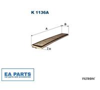 Filter, interior air for BMW E46 E83 FILTRON K 1136A