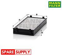 FILTER, INTERIOR AIR FOR BMW E70 F15 E71 F16 MANN-FILTER CUK 2941-2