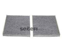 FILTER, INTERIOR AIR FOR BMW F10 F07 F11 F12 PURFLUX AHC336-2