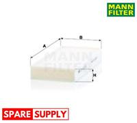 FILTER, INTERIOR AIR FOR BMW F40 F45 F44 F46 MANN-FILTER CU 23 015-2